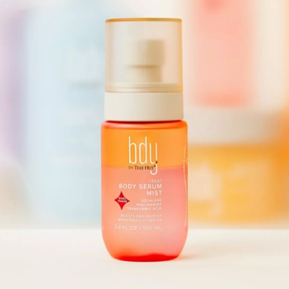 NEW bdy. Brightening Dual Phase Body Serum Mist with Niacinamide + Squalane